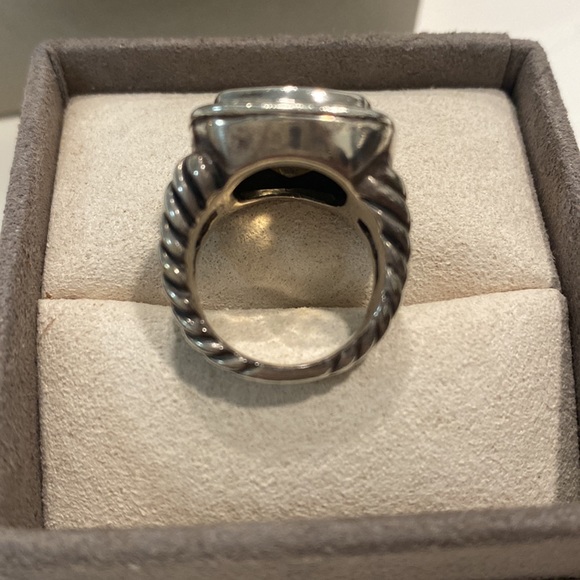 David Yurman Albion 11mm Lemon Citrine ring - Picture 4 of 8